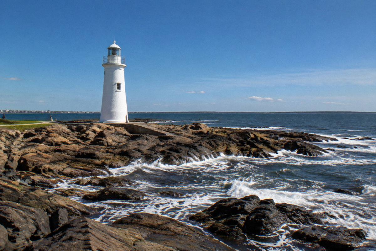 The Punta Carretas lighthouse