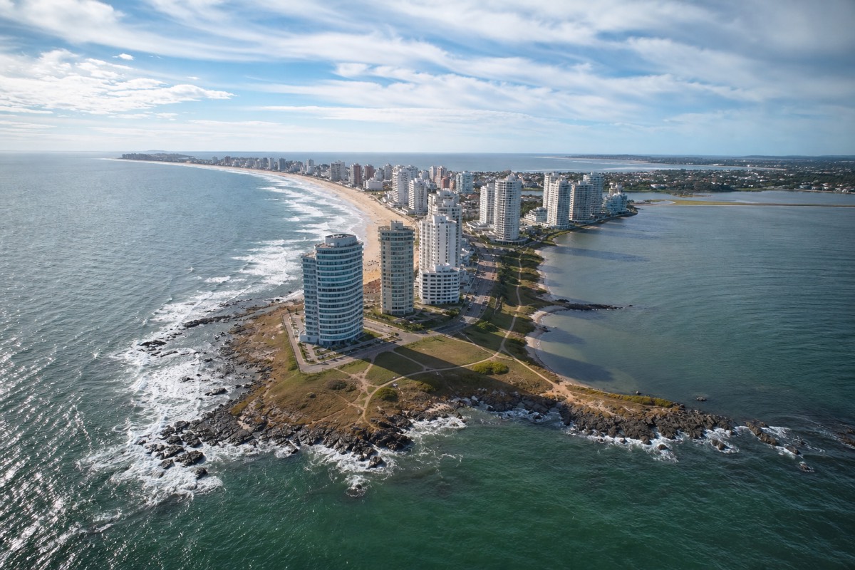 Punta del Este on Uruguay's Atlantic coast