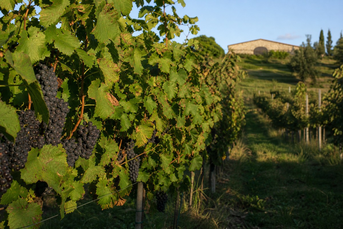 A vineyard in Uruguay's wine country